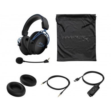 Casti Gaming HyperX Cloud Alpha S , black/blue [4P5L3AA]