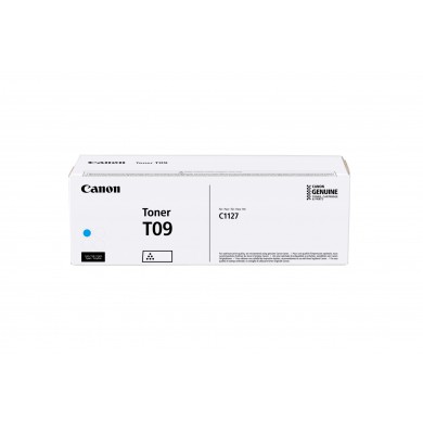Toner Canon T09 Cyan EMEA, (5900 pages 5%) for  Canon i-SENSYS X C1127iF; Canon i-SENSYS X C1127i; Canon i-SENSYS X C1127P