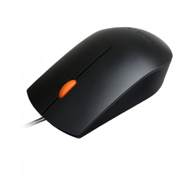 Mouse Lenovo 300/ USB/ 1600dpi/ Optical/ Black