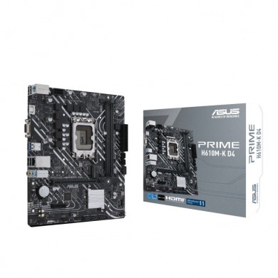 Placa de baza ASUS PRIME H610M-K D4 / 1700 / H610 / DDR4 / mATX