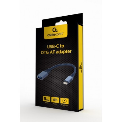 Adaptor Gembird A-USB3C-OTGAF-01/ USB 3.0 OTG Type-C (male) to Type-A (female)