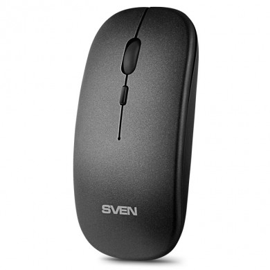Wireless Mouse Optic SVEN RX-530S / 1600 dpi / rechargeable battery 400 mAh / Black