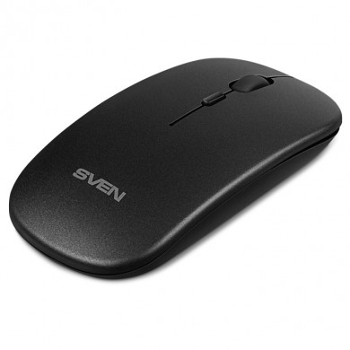 Wireless Mouse Optic SVEN RX-530S / 1600 dpi / rechargeable battery 400 mAh / Black