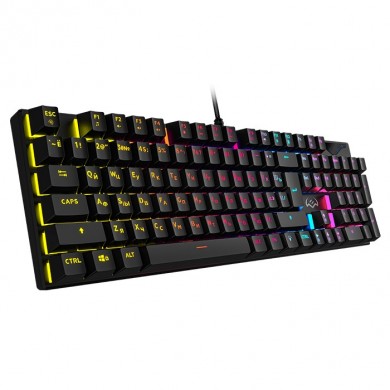 Tastatura Gaming SVEN KB-G9300 RGB / Blue switches / USB / 1.8m / Black