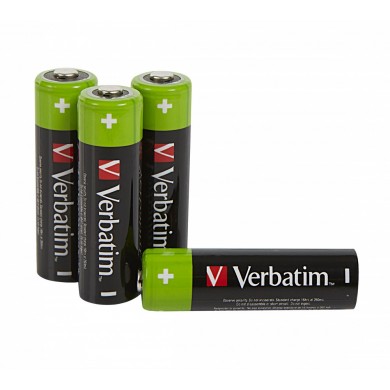 Verbatim Rechargeable Battery  AA / HR6 2500 mAh, 4 Pack