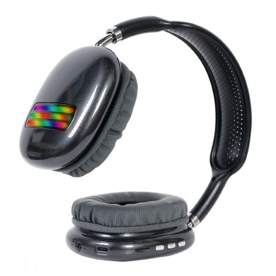 Casti Wireless Gembird BHP-LED-02-BK, Black