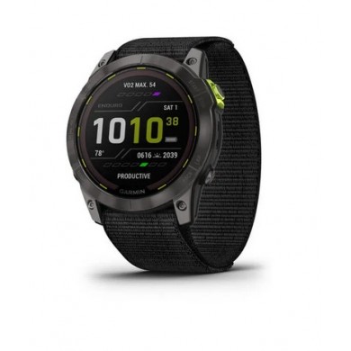 Smartwatch Garmin Enduro 2 Titanium Power Sapphire™ with Black UltraFit Nylon Strap