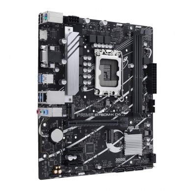 Placa de baza ASUS PRIME B760M-K D4 / 1700 / B760 / DDR4 / mATX