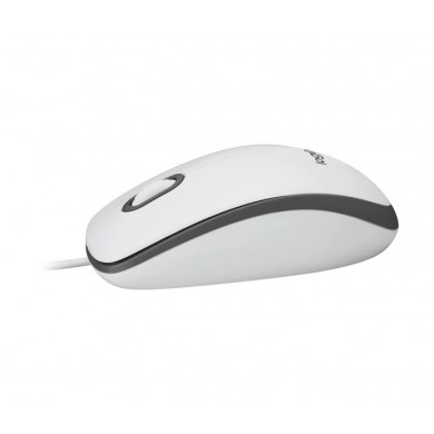 Mouse Optic Logitech M100, White