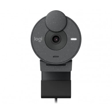 Camera Web Logitech Brio 300 / 1080p / auto light correction / noise-reducing mic / USB-C / Graphite