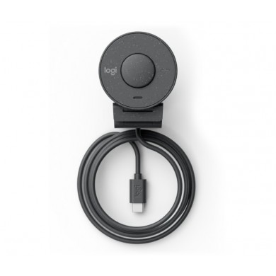 Camera Web Logitech Brio 300 / 1080p / auto light correction / noise-reducing mic / USB-C / Graphite
