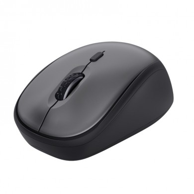Wireless Silent Mouse Trust Yvi + Eco / 8m 2.4GHz Micro receiver / 1600dpi / Black