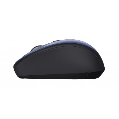 Wireless Silent Mouse Trust Yvi + Eco / 8m 2.4GHz Micro receiver / 1600dpi / Blue