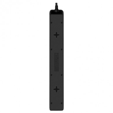 Surge Protector SVEN Optima / 6 Sockets with children protection / 3m / Wall mountable / Black