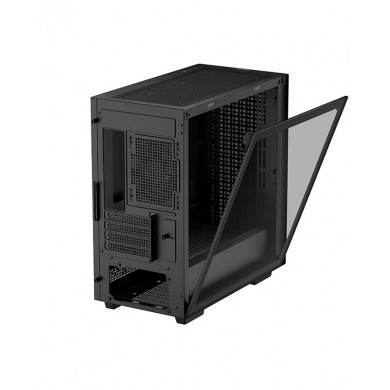 Carcasa DEEPCOOL CH370 / w/oPSU / Side-Window / 1x120mm / ATX / Black