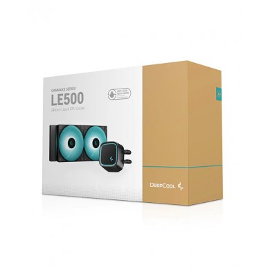 Liquid Cooler DEEPCOOL LE500 Marrs / Universal / 240W / fans: 500~2250pm, pump: 2400rpm / 17.6~31.3 dBA / 85.85CFM / Black