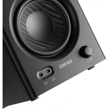 Monitore de studio Edifier MR4 Black / 42W RMS / balanced TRS / AUX / wooden / (4&rdquo;+1')