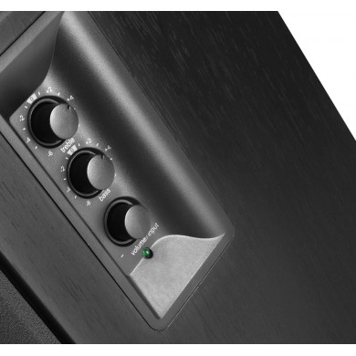 Boxe Edifier R1280DBs Black / 42W RMS / Qualcomm Bluetooth 5.0 / Audio in: 2x RCA / optical / coaxial / AUX / remote control / wooden / (4&rdquo;+1/2')