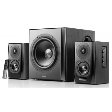 Boxe 2.1 Edifier S351DB Black / 150W RMS / Bluetooth V5.1 / RCAx2 / AUX / Optical / Coaxial / remote control