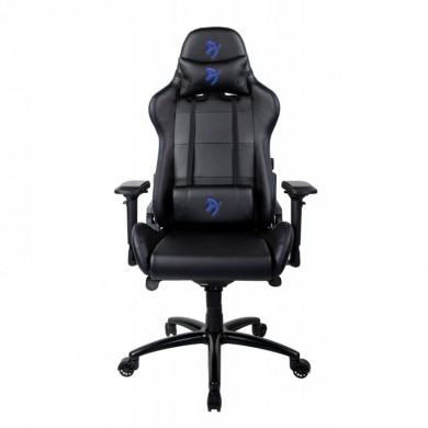Fotoliu Gaming AROZZI Verona Signature PU / 120-130kg / 165-190cm /  Black/Blue logo