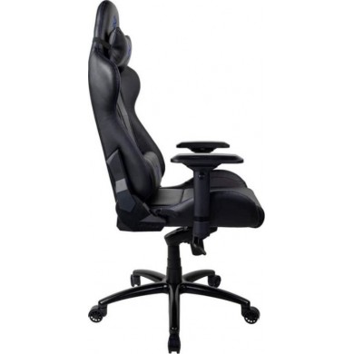 Fotoliu Gaming AROZZI Verona Signature PU / 120-130kg / 165-190cm /  Black/Blue logo