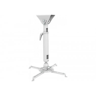 Sunne PRO300XL2 Ceiling/ Bevel Projector Bracket, Ceiling to Projector 820-1200mm, Tilt/Swivel-20&deg;~+20&deg;,  360&deg; Rotate, max 35kg, universal mounting pattern up to 500mm width, White