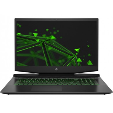 Laptop 17.3" HP Pavilion Gaming 17-cd2081ur / Intel Core i5 / 8GB / 512GB SSD / RTX 3050Ti / Shadow Black with Acid green pattern