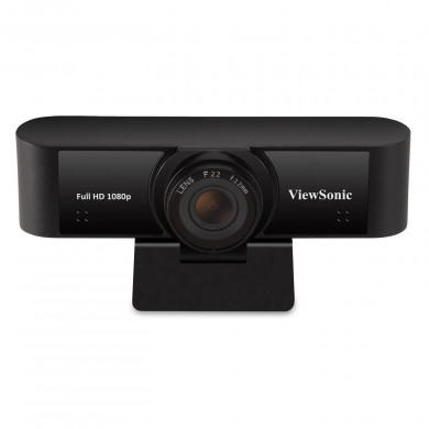 VIEWSONIC VB-CAM-001, Full HD Webcam, Sensor 2.07 Mpx CMOS, up to 1080p@30fps/25fps, Superior Clarity, Wide Field of View 110&deg;, Exceptional Low-Light Performance F2.2, Flexible Mounting Options, Dual Integrated Microphones, Remarkable Sound