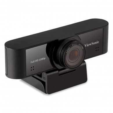 VIEWSONIC VB-CAM-001, Full HD Webcam, Sensor 2.07 Mpx CMOS, up to 1080p@30fps/25fps, Superior Clarity, Wide Field of View 110&deg;, Exceptional Low-Light Performance F2.2, Flexible Mounting Options, Dual Integrated Microphones, Remarkable Sound