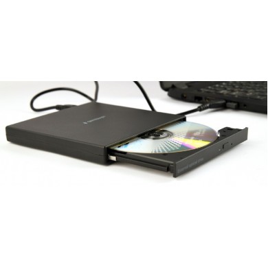 External DVD USB Drive Gembird  DVD-USB-04, CD-DA, CD-R, CD-RW, DVD+R, DVD+R DL, DVD+RW, DVD-R, DVD-R DL, DVD-RAM, DVD-ROM DL, DVD-RW, DVD-Video, Supported disc diameter: 80 mm,120 mm,  USB2.0, Black, Retail