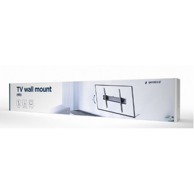 TV-Wall Mount for 37-70”- Gembird ”WM-70T-02”, Tilt, max. 40 kg, Tilting angle up to 24°, Distance TV to Wall: 53 mm, max. VESA 600 x 400, Black