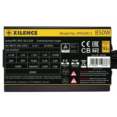 Bloc de alimentare 850W XILENCE &rdquo;Gaming Gold Series&rdquo; XP850R12 (XN340)