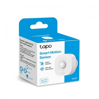 Senzor Smart de miscare TP-LINK Tapo T100, White (necesita Hub Tapo)