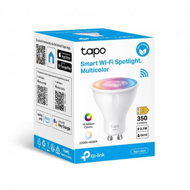Bec LED Wi-Fi Smart TP-LINK Tapo L630 / 16Mln Multicolor / GU10 / 2200-6500K