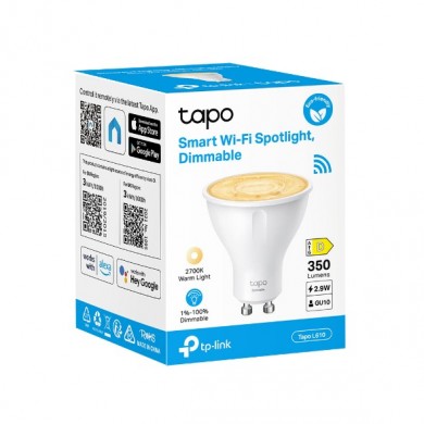 Bec LED Wi-Fi Smart TP-LINK Tapo L610 / GU10 / 2700 K