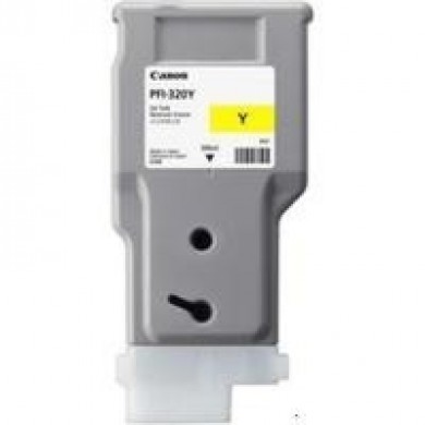 Ink Cartridge Canon PFI-320Y, Yellow, 300ml for TM200