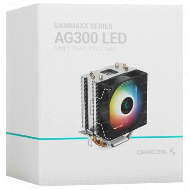Sisteme de racire DEEPCOOL AG300 LED / Universal / 150W / 500~3050rpm, <30.5 dB(A)/ 36.75 CFM / Black