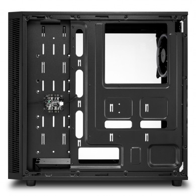 Carcasa Sharkoon TG4M RGB / no PSU / Side panel / 4x120mm A-RGB LED / ATX / Black