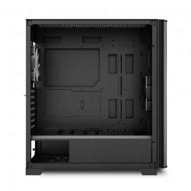Carcasa Sharkoon M30 RGB / no PSU / Side panel / 1x120mm A-RGB LED / ATX / Black