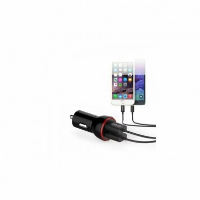 Incarcator auto Anker PowerDrive 2 / 2-port USB car charger / PowerIQ / 24W / black