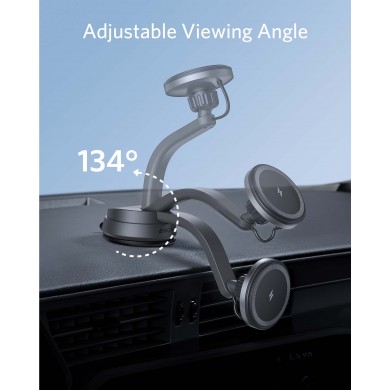 Incarcator auto Anker 613 Magnetic Wireless Charger MagGo / black Incarcator auto Anker 613 Magnetic Wireless Charger MagGo / black
