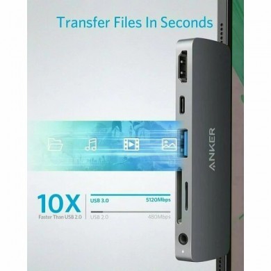 Anker Media Hub PowerExpand Direct for iPad Pro, 6-in-1