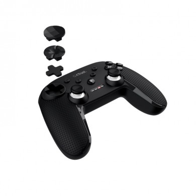 Trust GXT 542 MUTA WIRELESS CONTROLLER 8-way, 15 buttons (trigger/shoulder/Turbo fire buttons) , rechargeable battery, wireless range 8 m, Compatible Device Types pc, laptop, gaming console, smartphone, tablet/Windows, Android, iOS, black