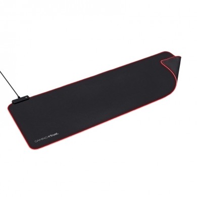 Trust Gaming GXT 764 GLIDE-FLEX XXL Mouse Pad, RGB, Supported sensor type: laser, optical, XXL size: 930x300x3mm, Anti-slip bottom