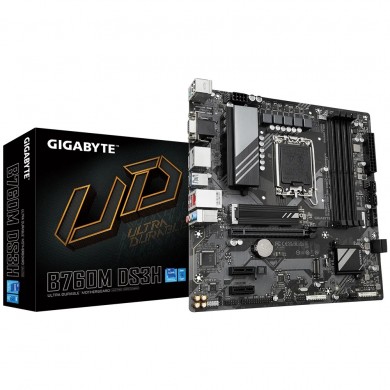 Placa de baza GIGABYTE B760M DS3H / 1700 / B760 / DDR5 / mATX
