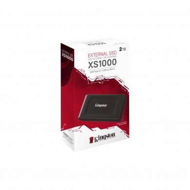 SSD Portabil Kingston XS1000, 2TB, USB 3.2 Gen 2