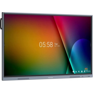 ViewSonic IFP7533, EDUCATION - Classroom Essentials, 75&rdquo;(3840x2160), Android 11, 20 Multi Touch, 9H, 350nits, 4000:1, 4GB RAM / 32GB Storage, OPSx1, HDMI-inx2, HDMI outx1, VGAx1, USB-Ax4, USB-Bx1, USB-C, Earphonex1, Audiox1, RS232,  Black