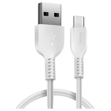 Cablu USB to USB-C HOCO  X20 Flash / 2m / PVC / up to 2.0A / White
