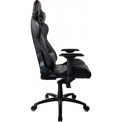 Fotoliu Gaming AROZZI Verona Signature PU / 120-130kg / 165-190cm /  Black /Red logo