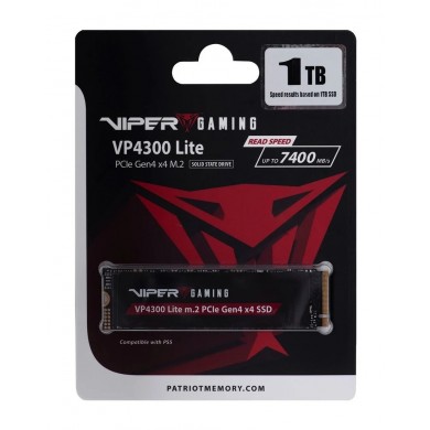 M.2 NVMe SSD VIPER (by Patriot) VP4300 LITE 1TB
